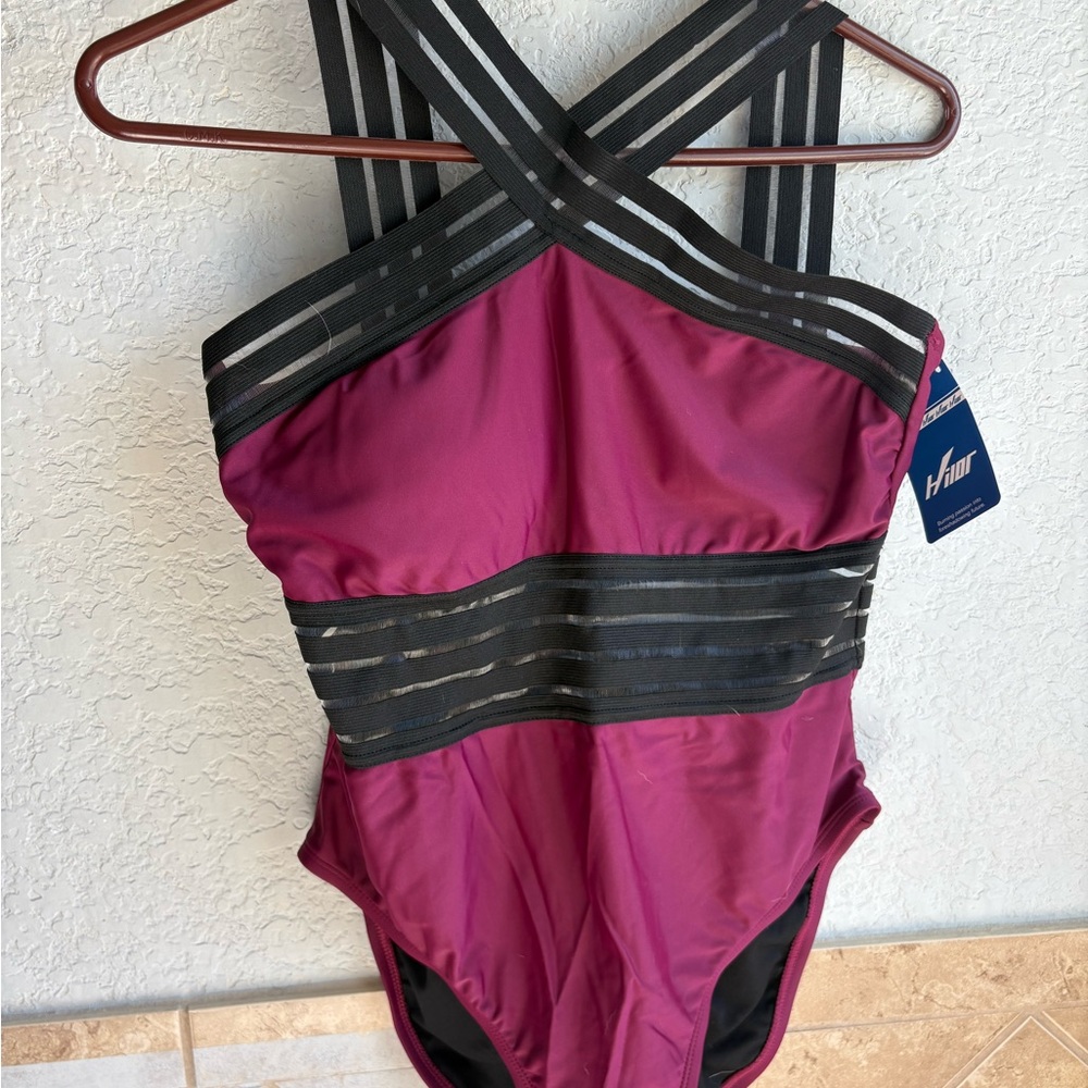 Women's Purple One-Piece Swimsuit